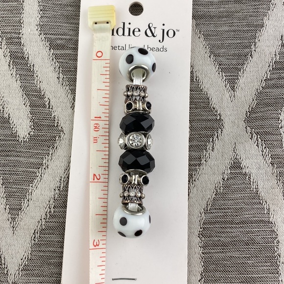 Hildie & Jo 9 Metal Lined Beads NWT (Fits Pandora Bracelets) - Picture 4 of 4